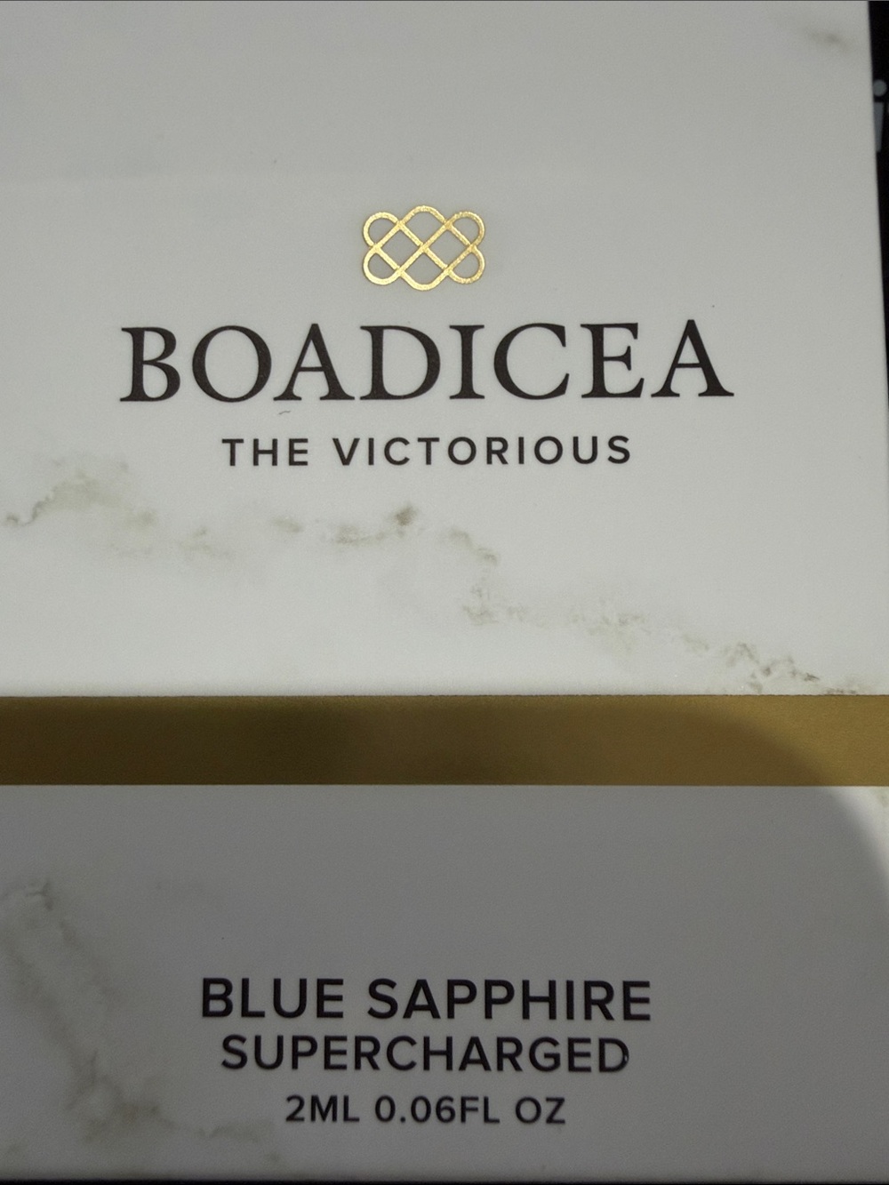 Blue Sapphire Supercharged 2ml Fragrance unused